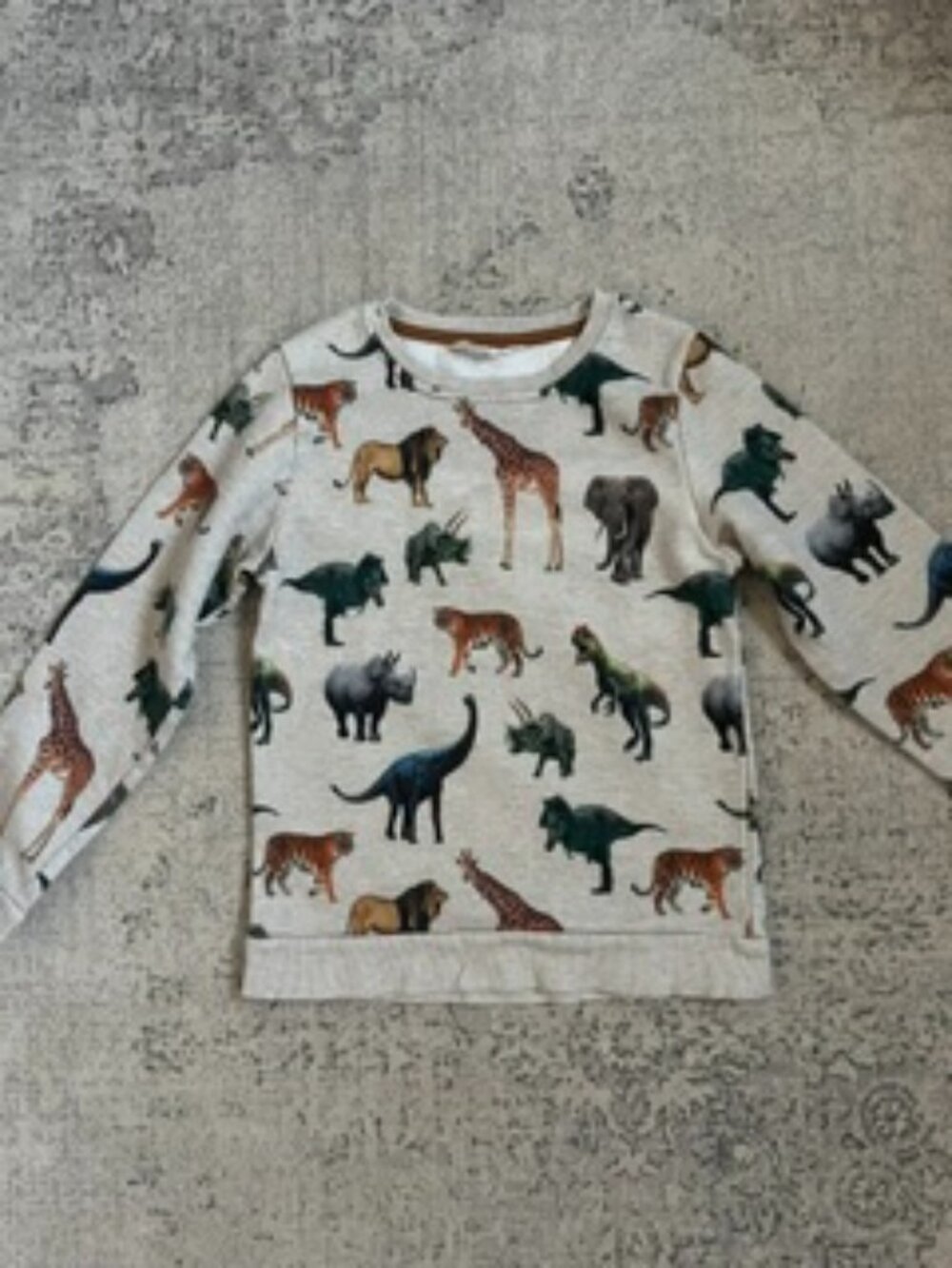 🧡3/$15 H&M Animal Print Sweatshirt Kids 8-10